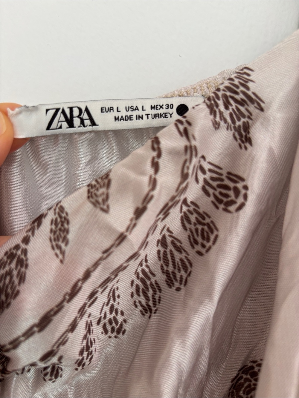 Zara Wrinkled Effect Asymmetrical Maxi Dress - Picture 3 of 5